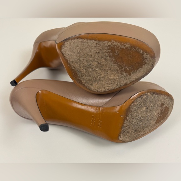 Gucci Nappa Charlotte Leather Pump in Winter Rose - Picture 7 of 12